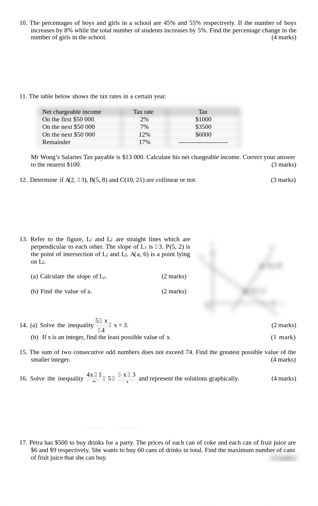 F.3 Half-yearly Exam Revision Set 1 with answers.pdf_dzywgi51eul_page2