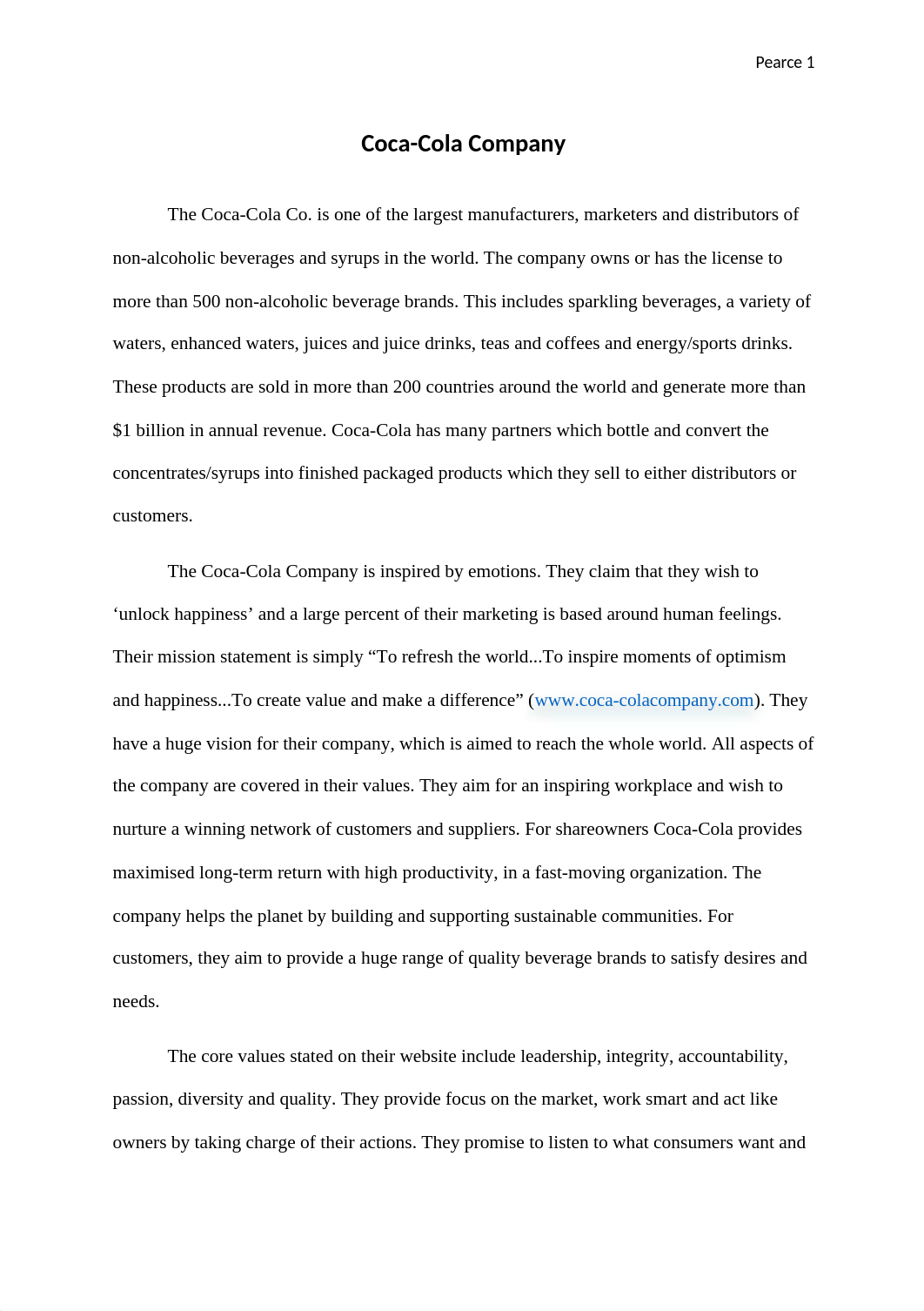 Coca Cola Research Paper.docx_dzzhj9439t2_page1