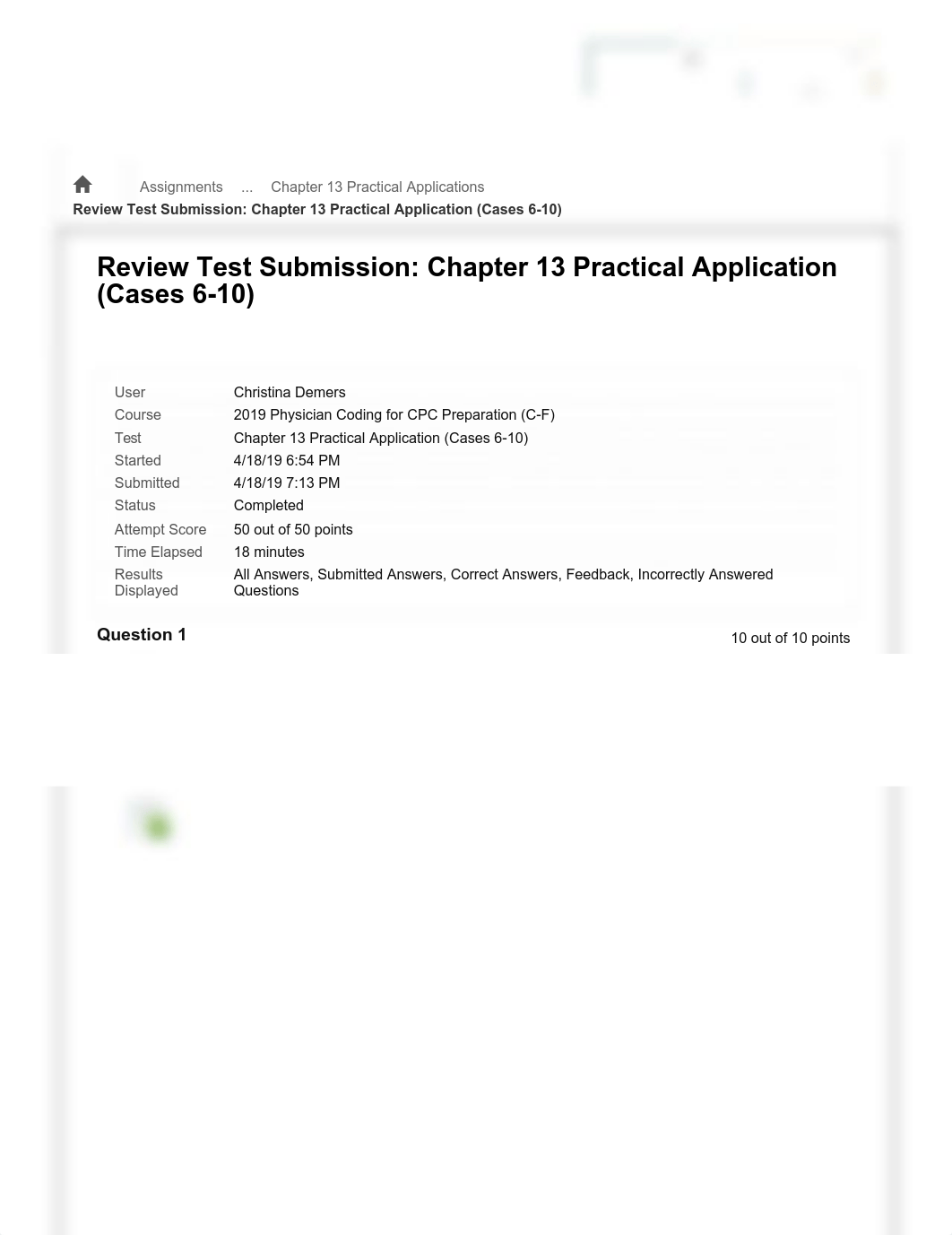 Review Test Submission_ Chapter 13 Practical Application CASES6-10.pdf_dzzjjbxjzi9_page1