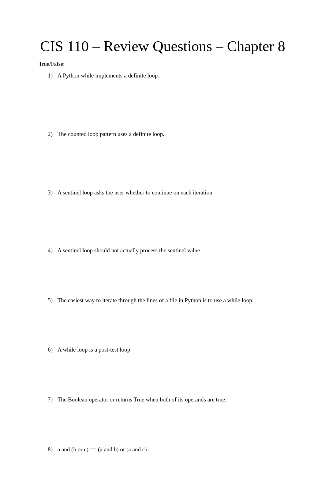 CIS 110 - Chapter 8 - Review Questions.docx_dzznb4df3y0_page1