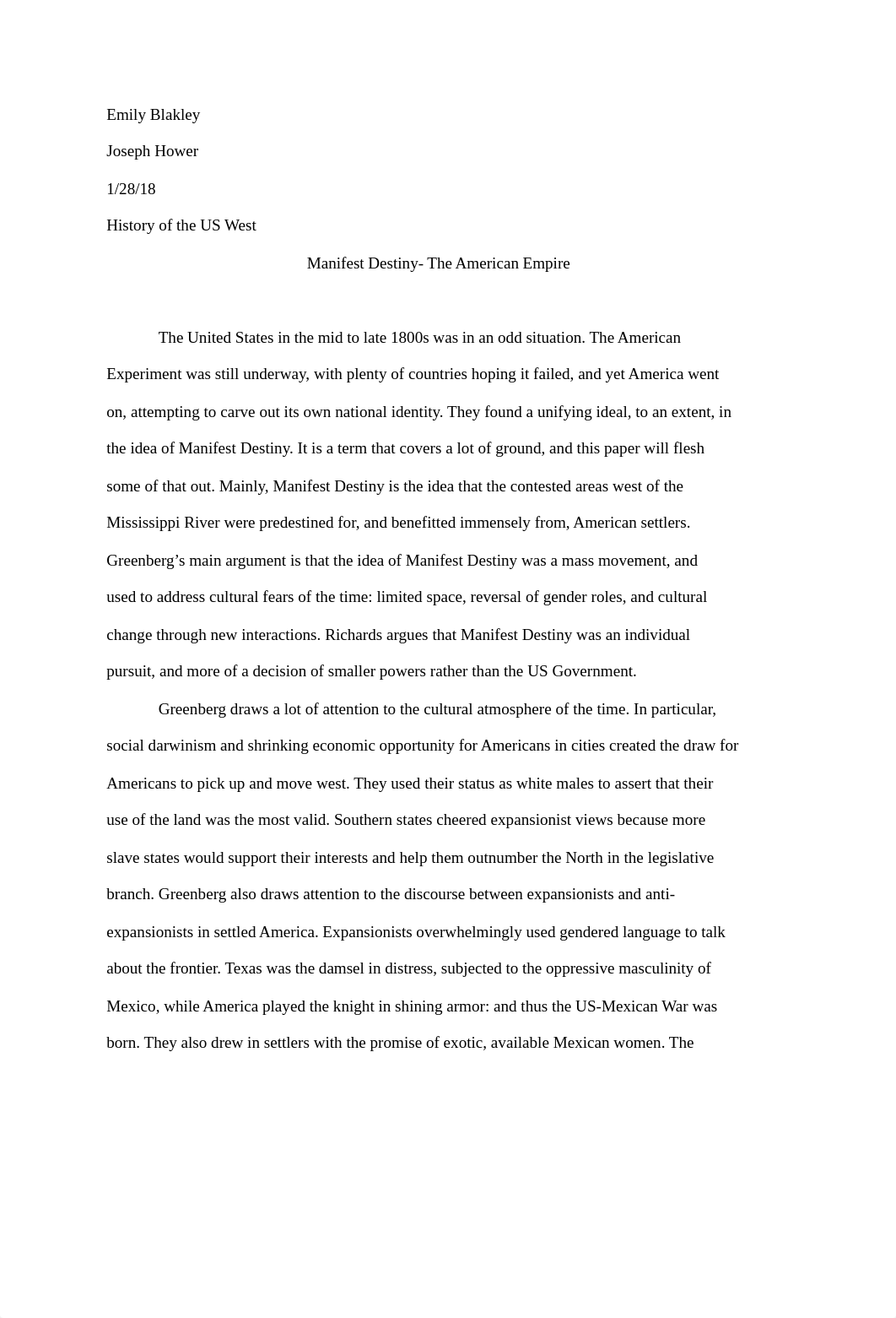 US West Manifest Destiny Essay.docx_dzzpw8fc8ck_page1