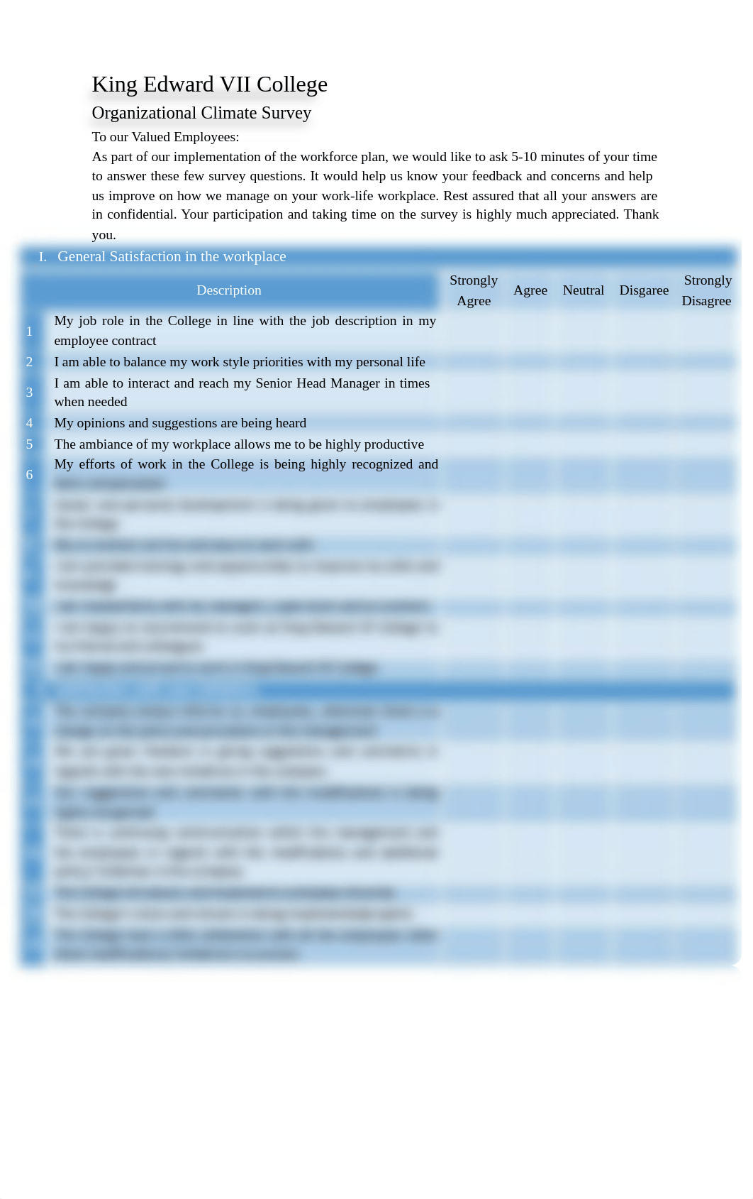 Myca Kyle Fuster - BSBHRM513 - Task 5 - Organisational Climate Survey.pdf_dzzpwj8vivj_page1