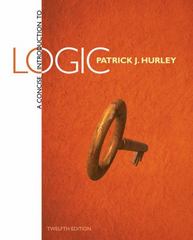 A Concise Introduction to Logic 12th Edition Patrick J. Hurley