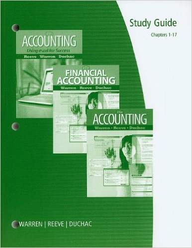 Accounting, Chapters 1-17 25th Edition Carl S Warren, James M Reeve, Jonathan E. Duchac