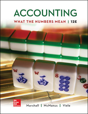 Accounting: What the Numbers Mean 12th Edition Daniel F Viele, David H Marshall, Wayne W McManus