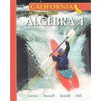 Algebra 1, Test Prep Grades 9-12 1st Edition Boswell, Larson, Stiff, Timothy D. Kanold