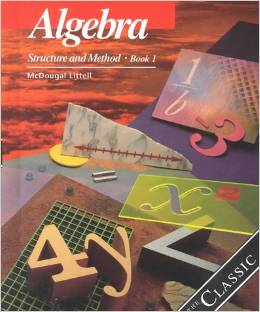 Algebra Structure and Method Book 1 1st Edition Brown, Dolciani, Jeffery A. Cole, Sorgenfrey