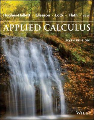 Applied Calculus 4th Edition Flath, Gleason, Hughes-Hallett, Lock