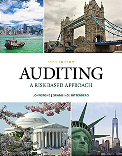 Auditing: A Risk Based-Approach 11th Edition Audrey Gramling, Karla Johnstone, Larry E Rittenberg