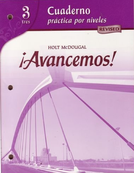 Avancemos: Cuaderno Práctica por Niveles 3 1st Edition MCDOUGAL LITTEL