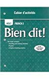 Bien Dit! French 3 Cahier D'activites 1st Edition Holt