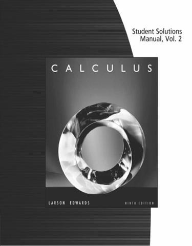 Calculus (Chapters 11-16) 9th Edition Bruce H. Edwards, Ron Larson