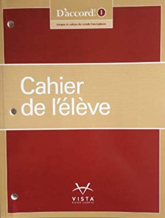 D'accord! Cahier de l'élève Workbook  