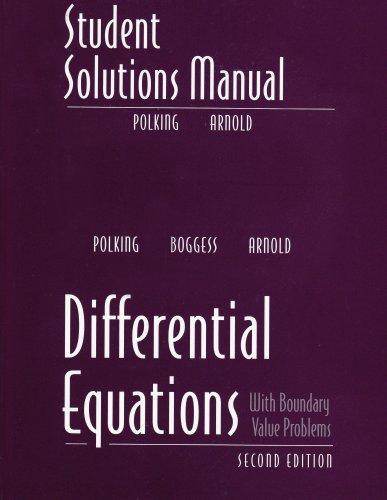 Differential Equations 5th Edition C. Henry Edwards, David Calvis, David E. Penney