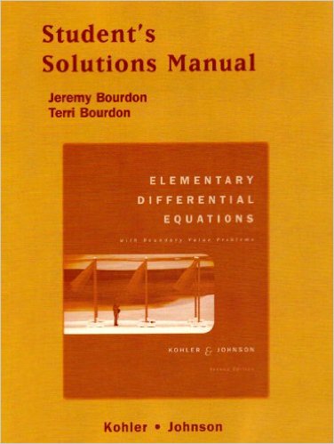 Elementary Differential Equations with Boundary Value Problems 6th Edition C. Henry Edwards, David E. Penney