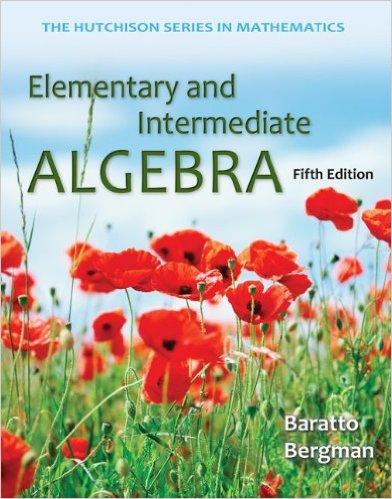 Elementary and Intermediate Algebra 5th Edition Alan S. Tussy, R. David Gustafson