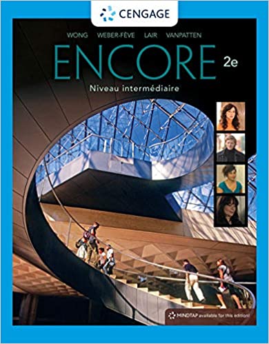 Encore: Niveau Intermediaire 2nd Edition Anne Lair, Bill VanPatten, Stacey Weber-Feve, Wynne Wong