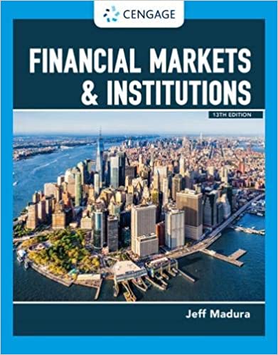 Financial Markets and Institutions 7th Edition Frederic S. Mishkin, Stanley G Eakins