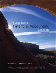 Fundamental Financial Accounting Concepts 10th Edition Christopher Edmonds, Frances McNair, Philip R. Olds, Thomas Edmonds