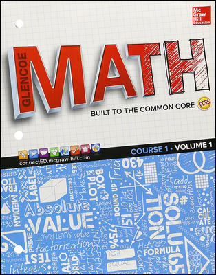 Glencoe Math Course 1, Volume 1 1st Edition McGraw-Hill