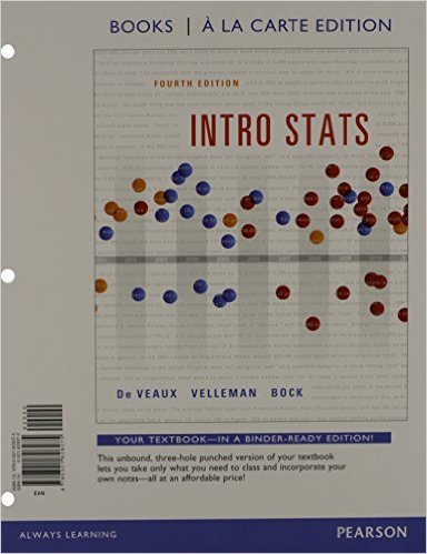 Intro Stats 4th Edition David E. Bock, Paul Velleman, Richard D. De Veaux