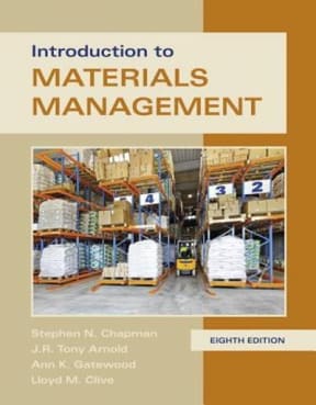 Introduction to Materials Management 8th Edition Ann Gatewood, Lloyd Clive, Steve Chapman, Tony Arnold