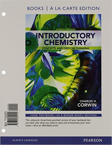 Introductory Chemistry: Concepts and Critical Thinking 7th Edition Charles H. Corwin