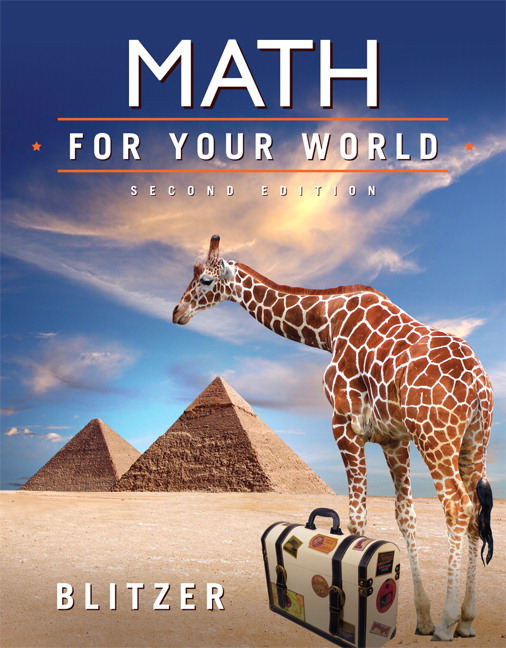 Math for Your World  Robert F. Blitzer