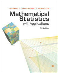 Mathematical Statistics with Applications 7th Edition Dennis Wackerly, Richard L. Scheaffer, William Mendenhall