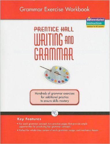 Prentice Hall Writing and Grammar Grade 8, Grammar Exercise Workbook 1st Edition Kaye Wiley