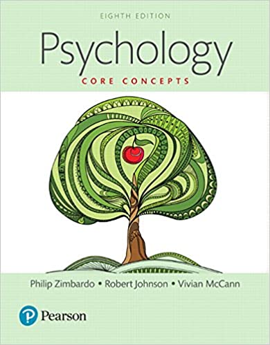 Psychology: Core Concepts 8th Edition Philip Zimbardo, Robert L. Johnson, Vivian McCann