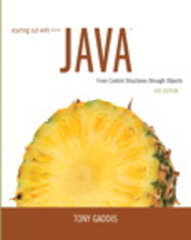 Starting Out with Java 6th Edition Tony Gaddis