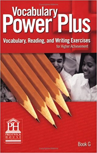 Vocabulary Power Plus: Book G 1st Edition Daniel A. Reed