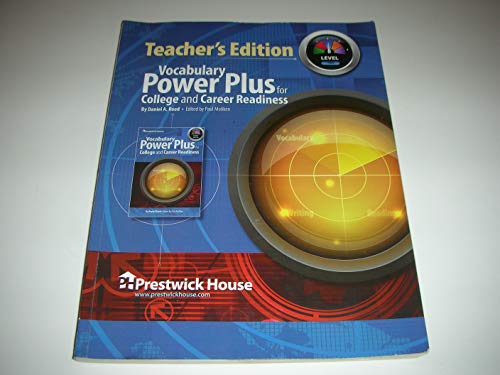 Vocabulary Power Plus for College and Career Readiness Level 11 3rd Edition Daniel A. Reed