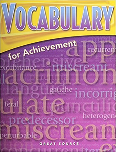 Vocabulary for Achievement: Fourth Course 4th Edition Margaret Ann Richek