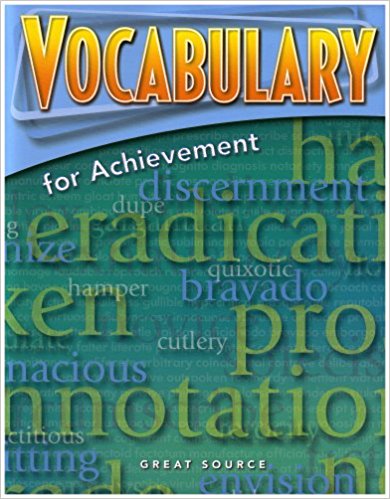 Vocabulary for Achievement: Third Course  Margaret Ann Richek