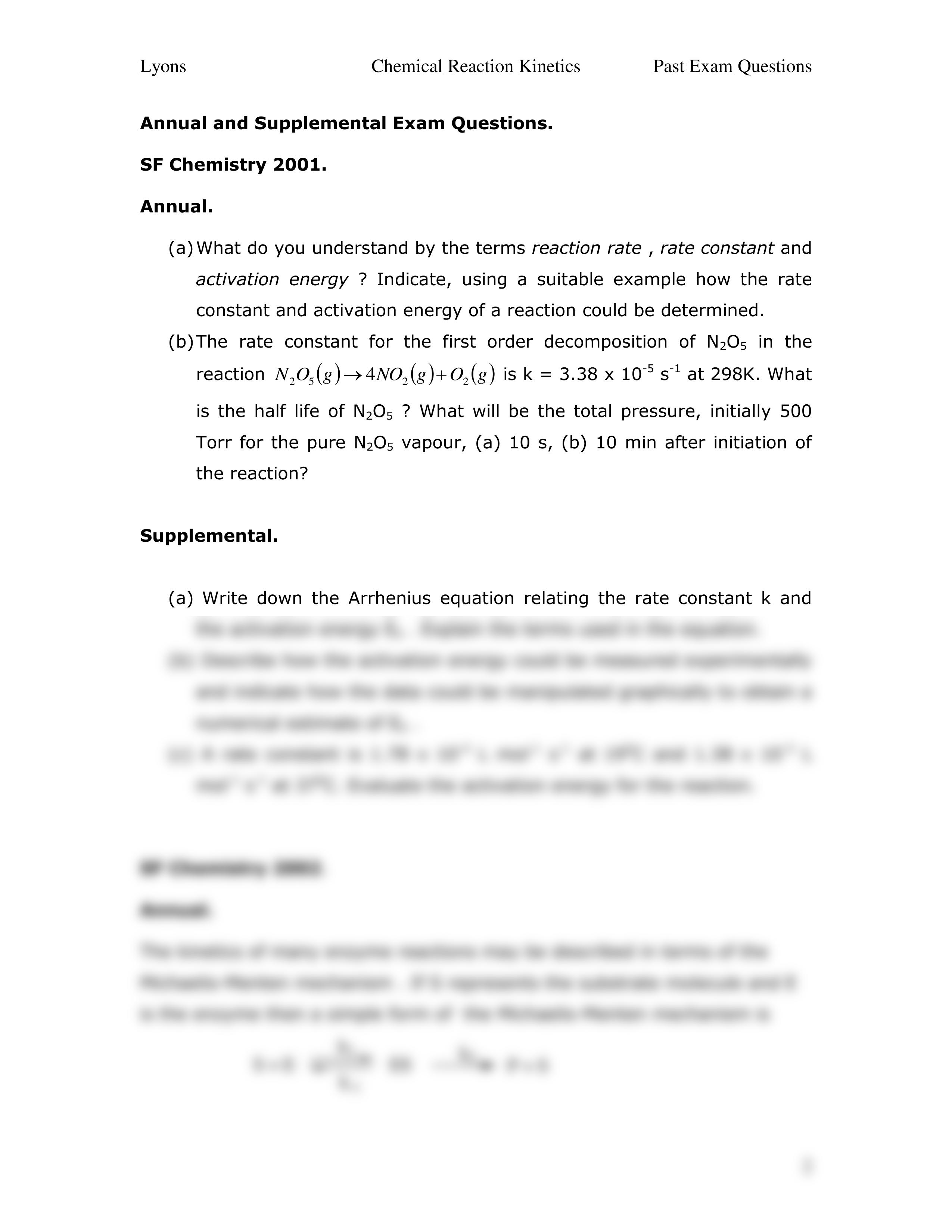 SF 2201 Past Exam Questions Chemical Kinetics 2011-2012_d0czk6qf59v_page2