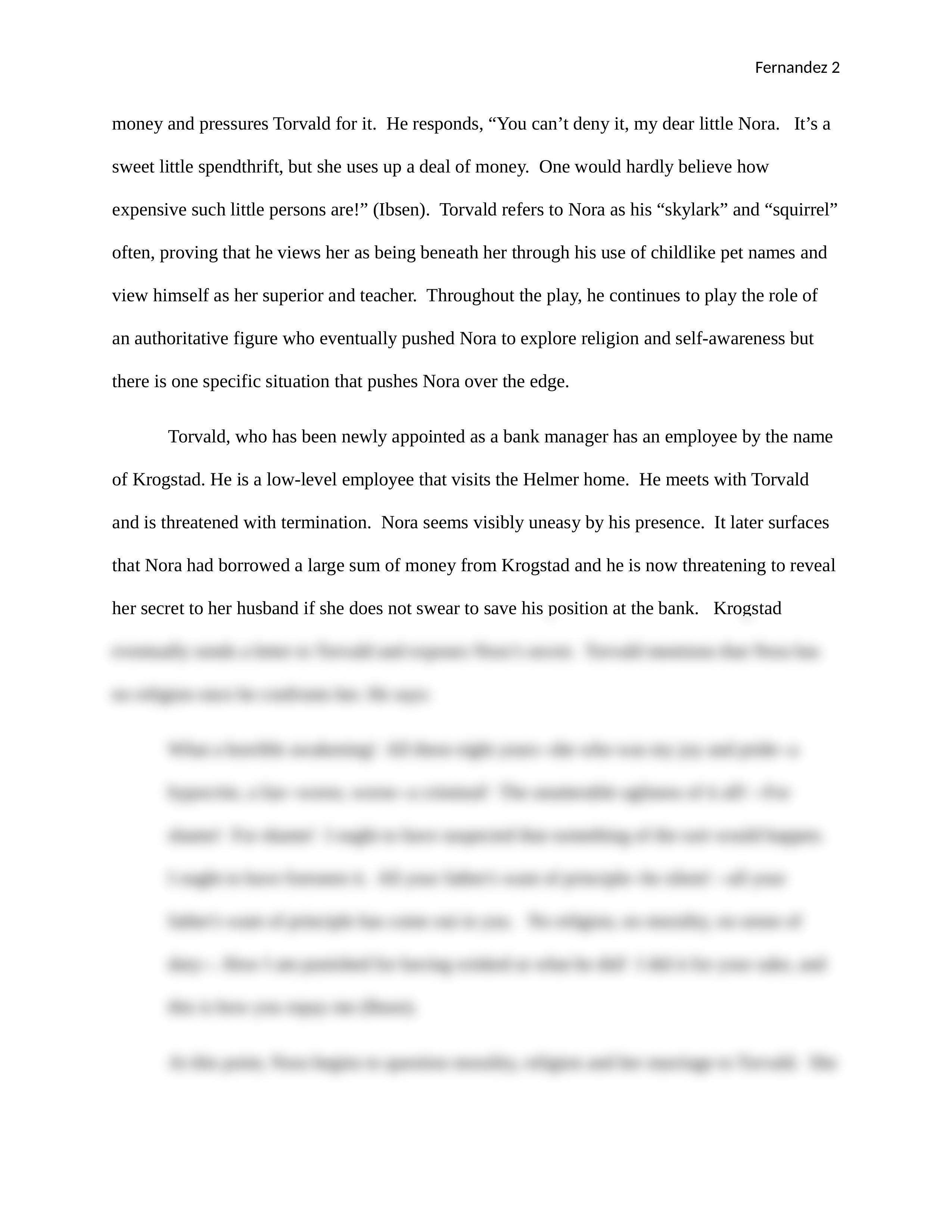 The Role of Religion in A Doll's House  Melissa Fernandez.docx_d0lrvd90omy_page2