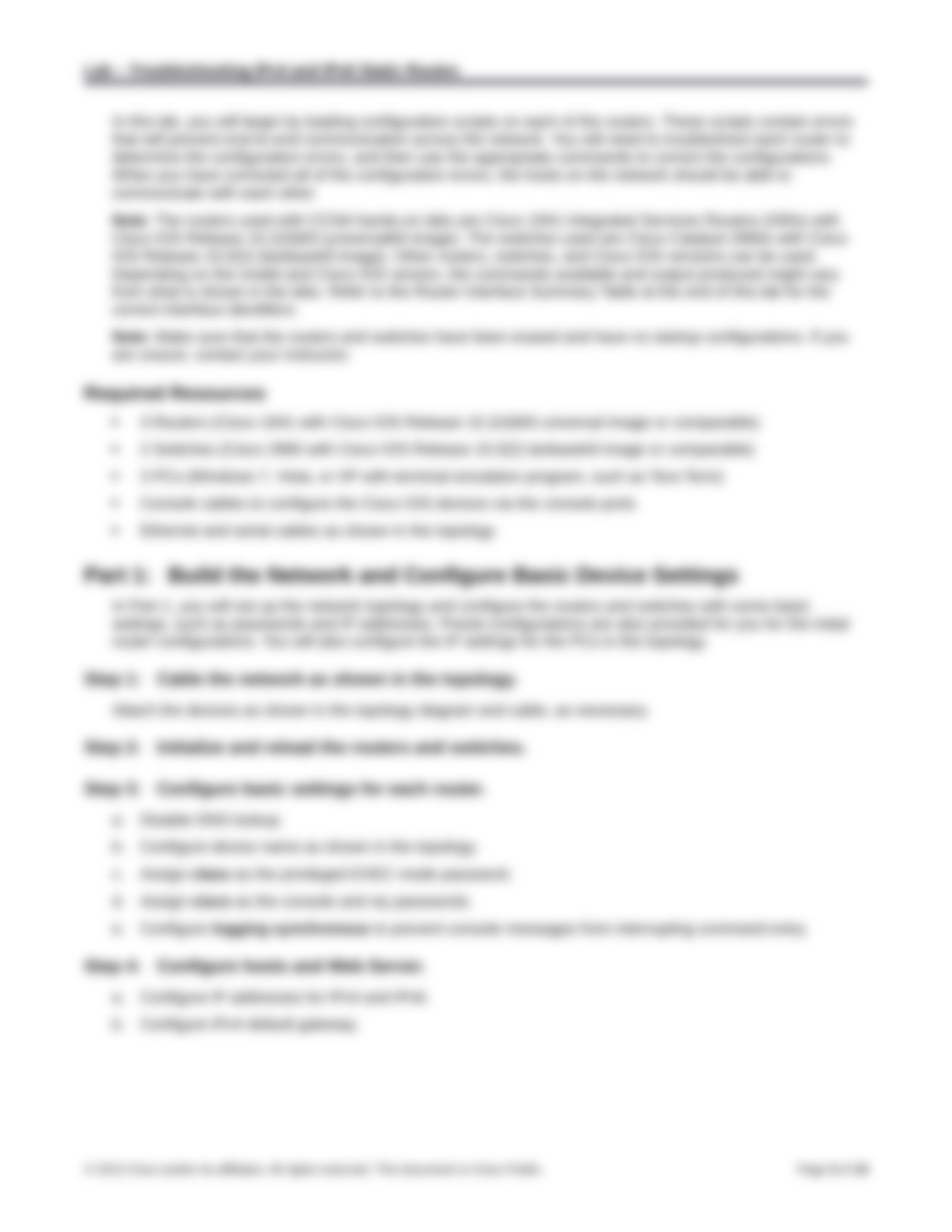 2.3.2.4 Lab - Troubleshooting IPv4 and IPv6 Static Routes David Oliver_d0sqdm5z8zn_page3