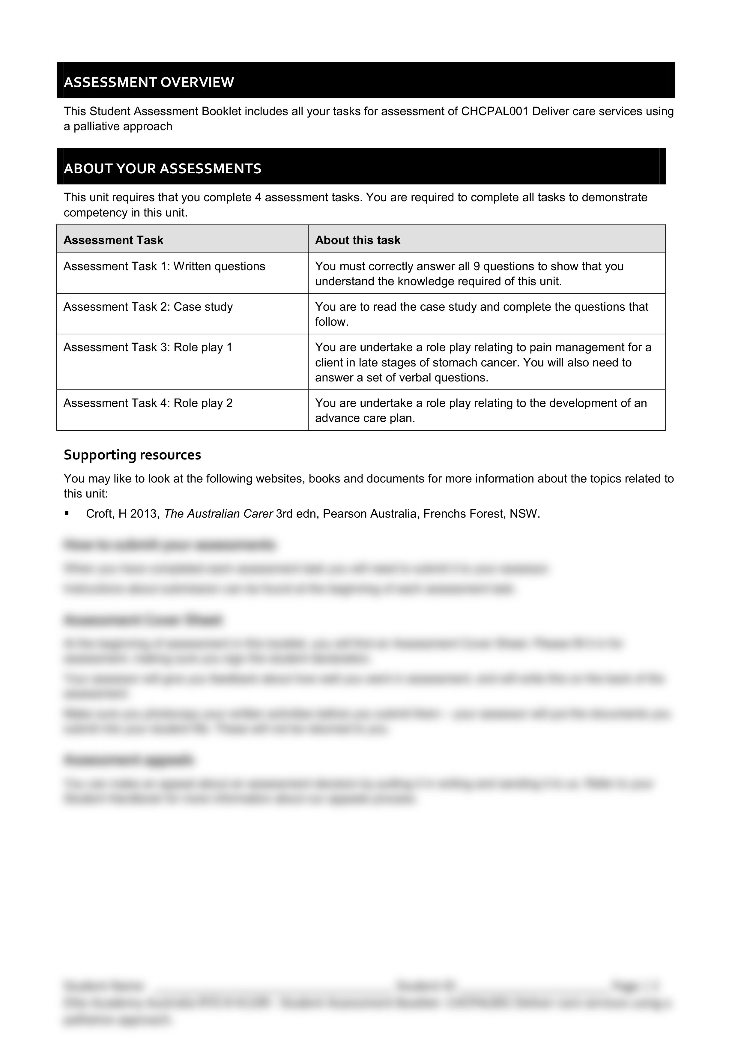 SAB CHCPAL001 Deliver care services using a palliative  -Done.pdf_d14hqouhdtq_page2