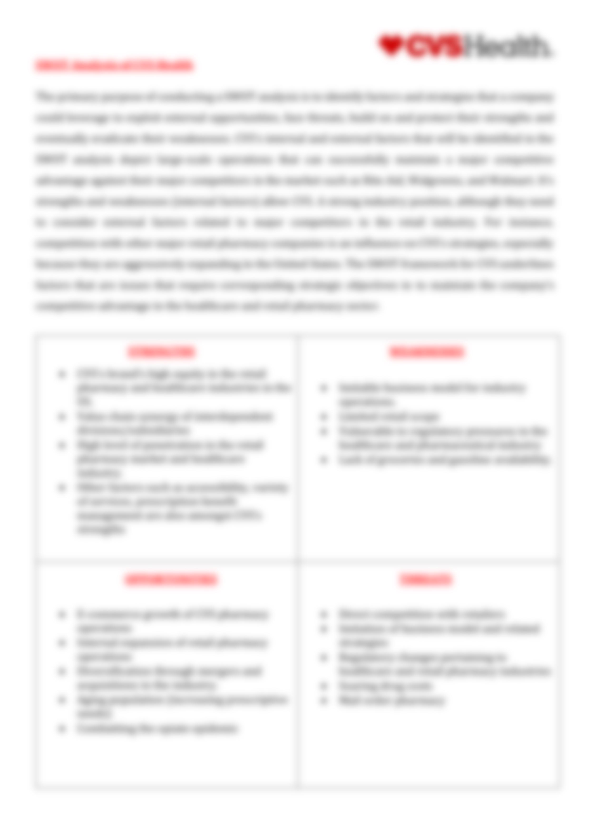 Marketing Research SWOT - CVS Health.pdf_d1gwmbjm4us_page3