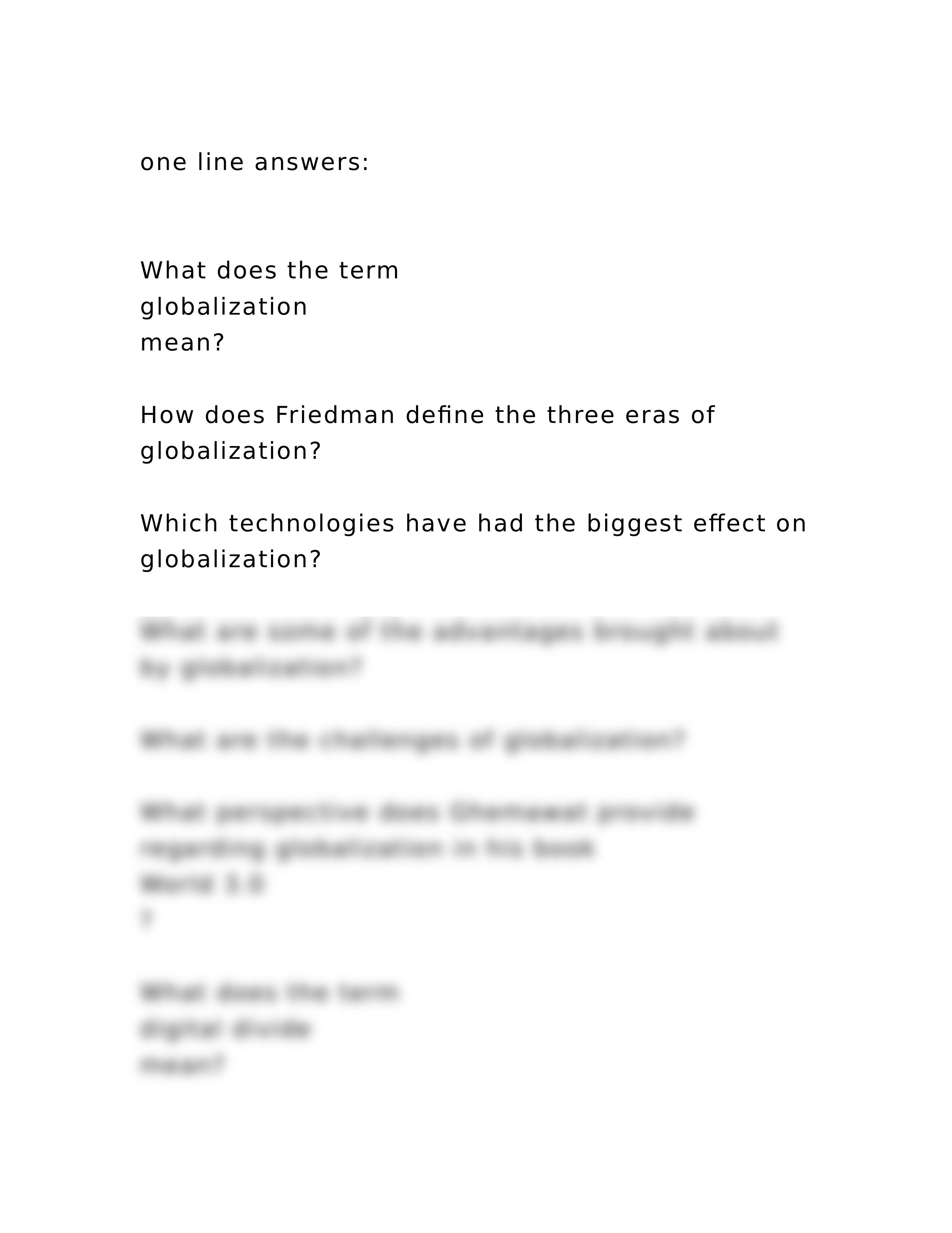 one line answers What does the term globalization mean .docx_d1pk005qhbn_page2