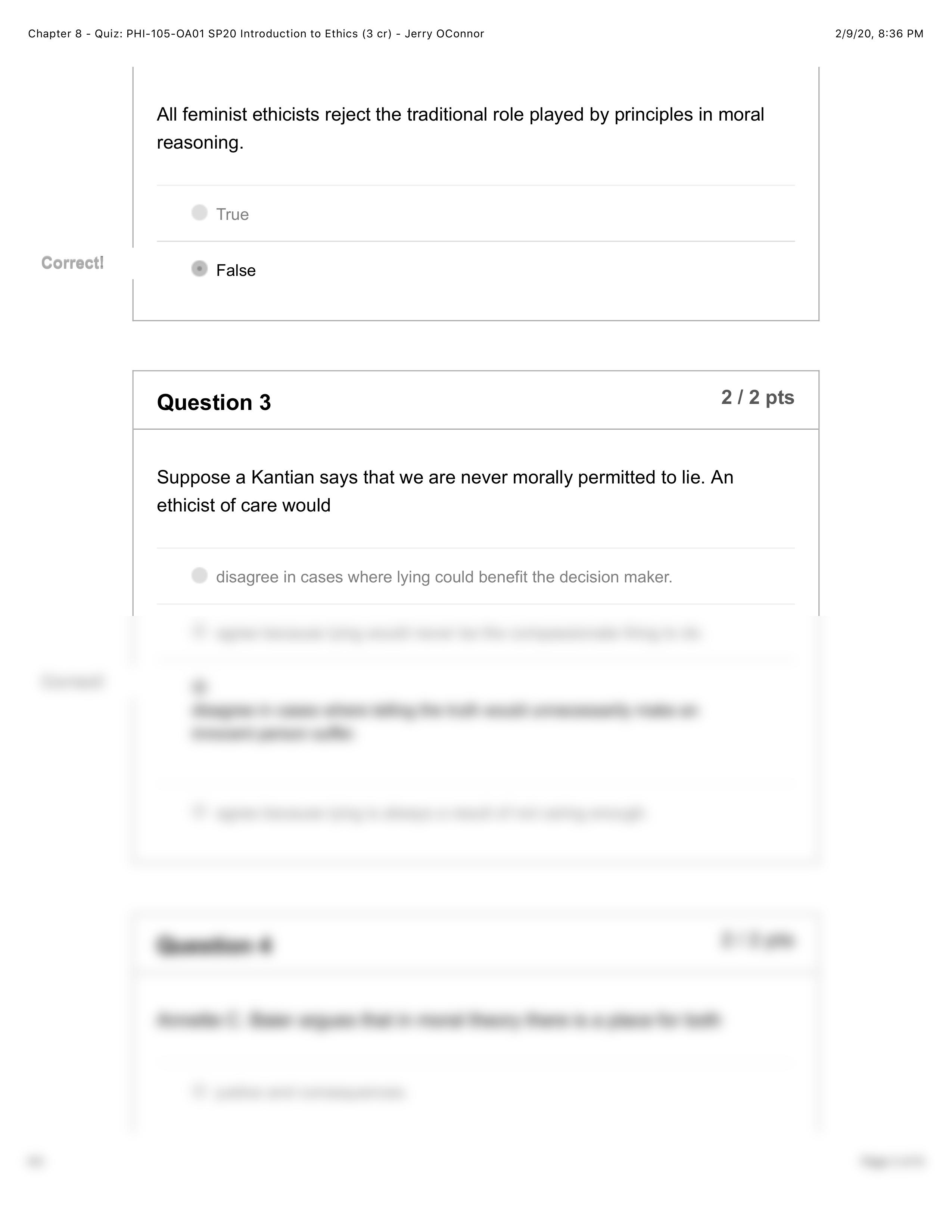 Chapter 8 - Quiz: PHI-105-OA01 SP20 Introduction to Ethics (3 cr) - Jerry OConnor.pdf_d2qo9mofudd_page2