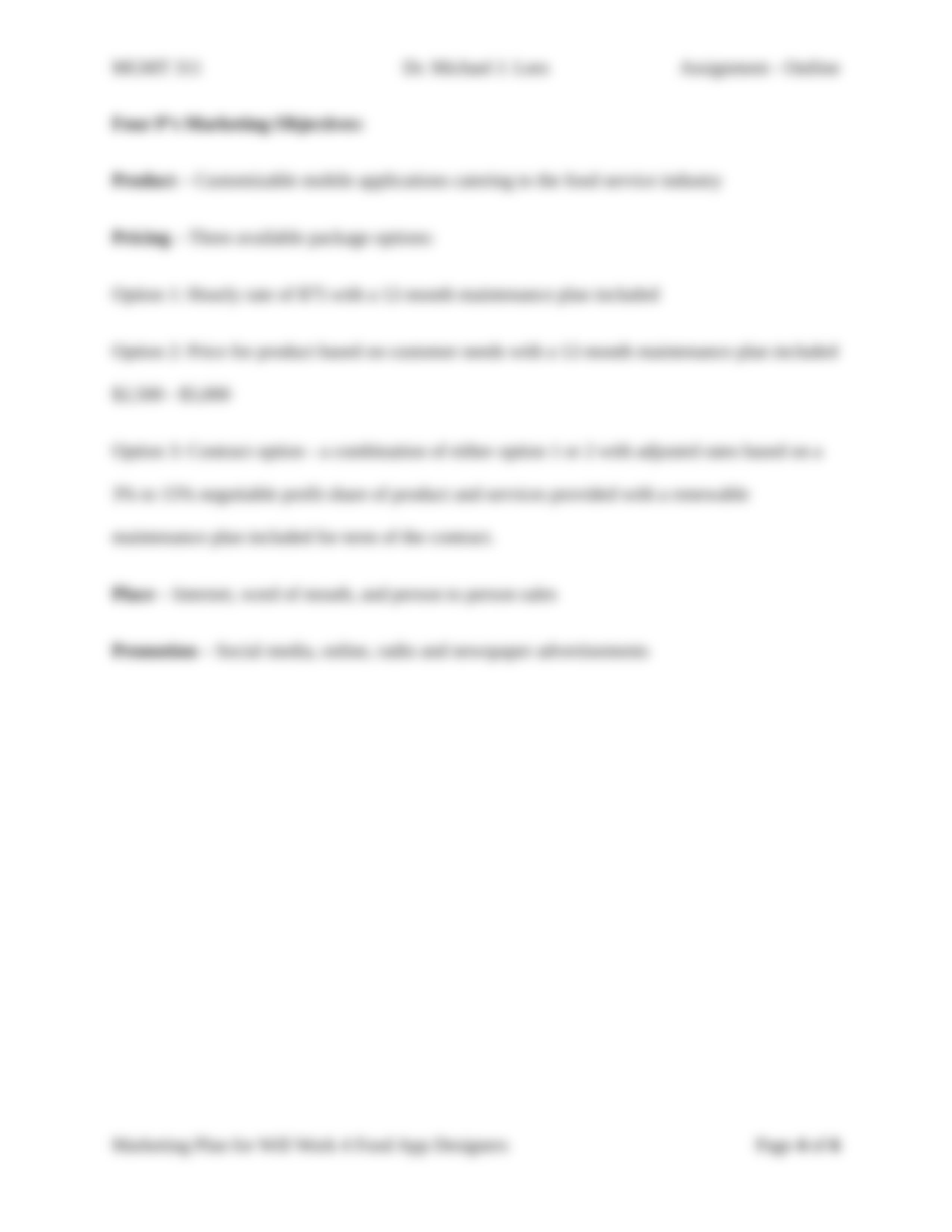 2.4 Marketing Plan - Current Marketing Situation Marketing Plan (UL - CH).docx_d2szcnhozrz_page4