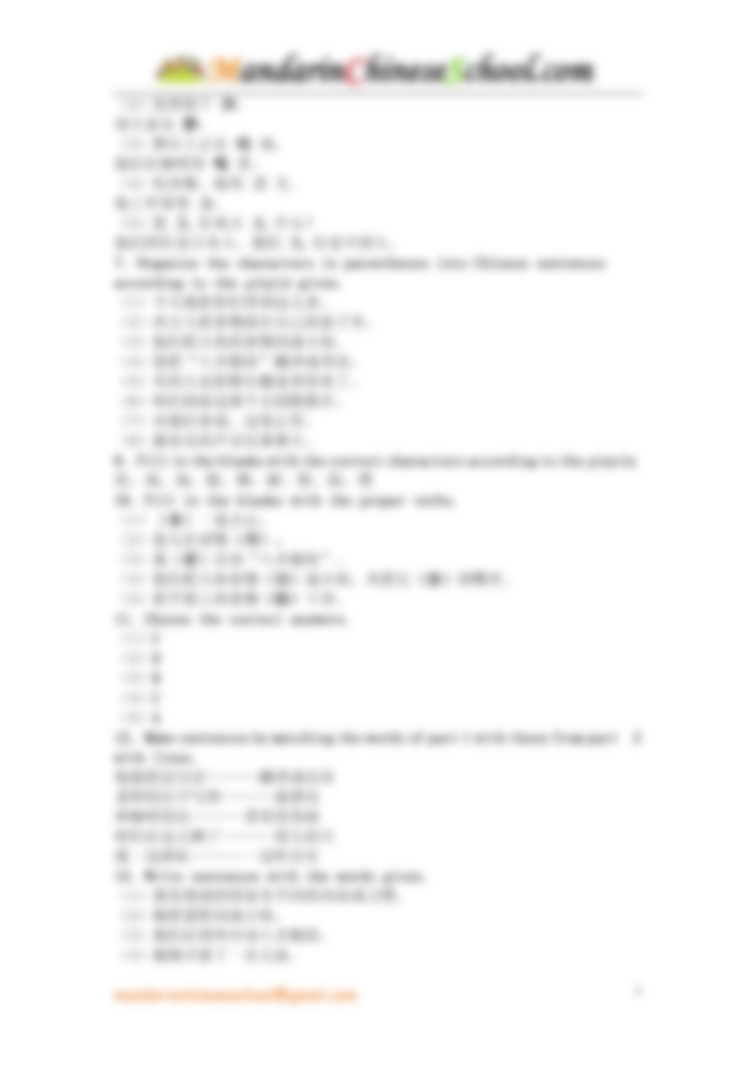 New Practical Chinese Reader Workbook3_Answer Key_d3lsiojzgen_page4