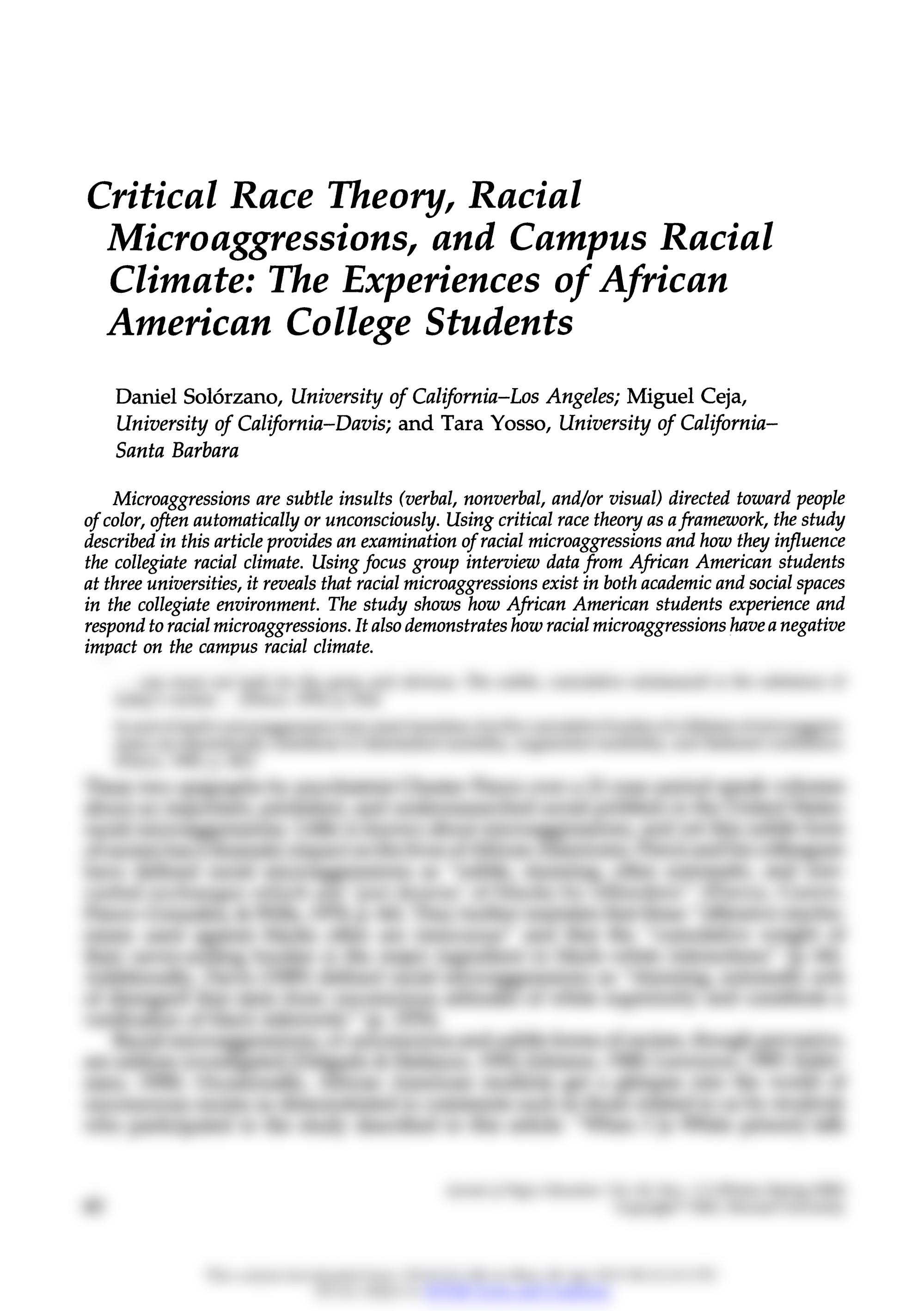 CRT  Racial Microaggressions and Campus Racial Climate The Experiences of AA.pdf_d3nk53882rb_page2