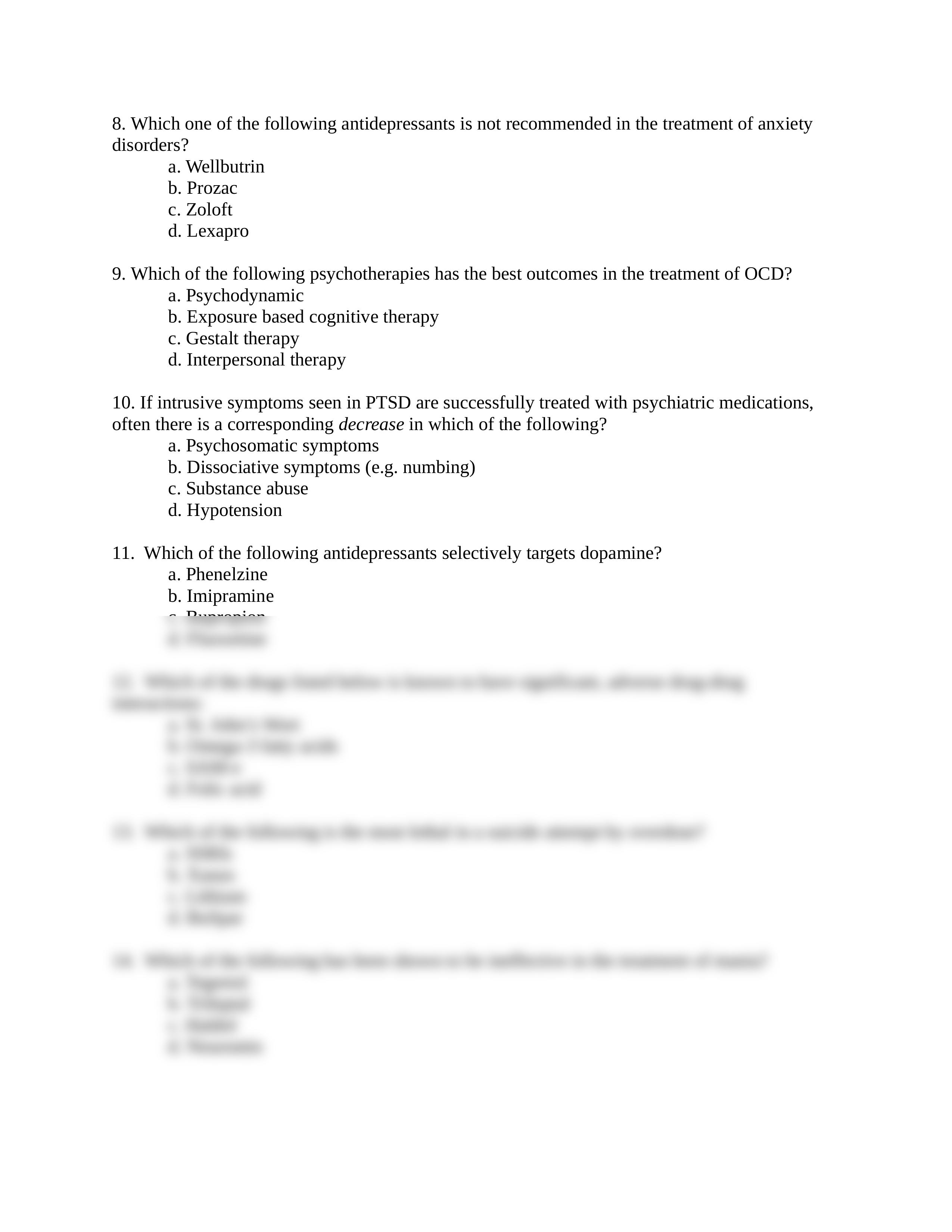 Psychopharmacology Quiz.docx_d5y2r6to4yl_page2