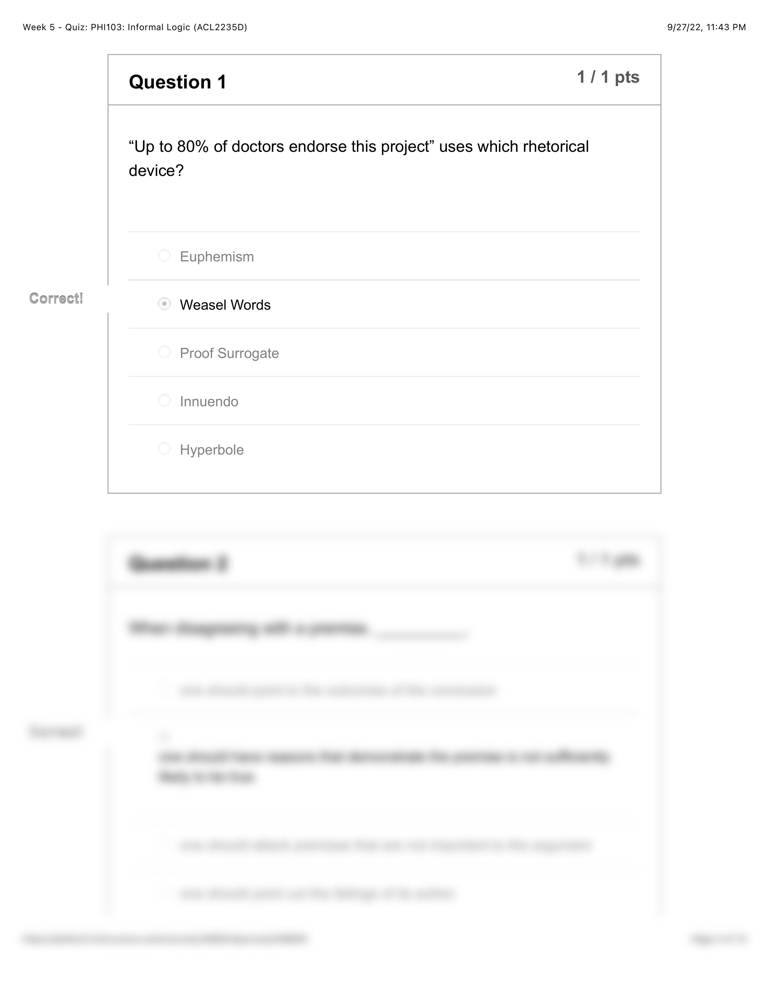 Week 5 - Quiz: PHI103: Informal Logic (ACL2235D).pdf_d6goxuk6wws_page2