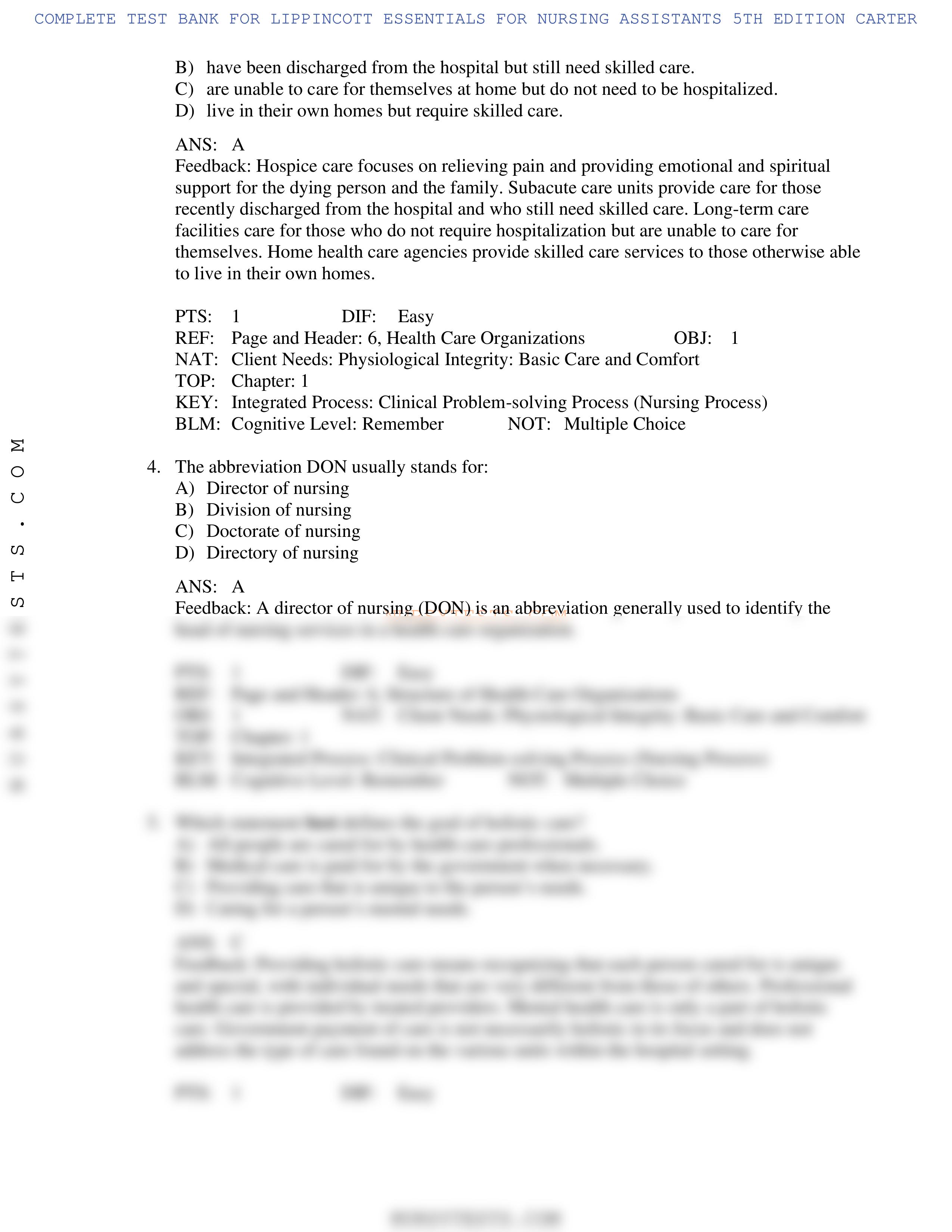 Test Bank for Lippincott Essentials for Nursing Assistants 5th Edition Carter.pdf_d7ycc61fvqo_page2