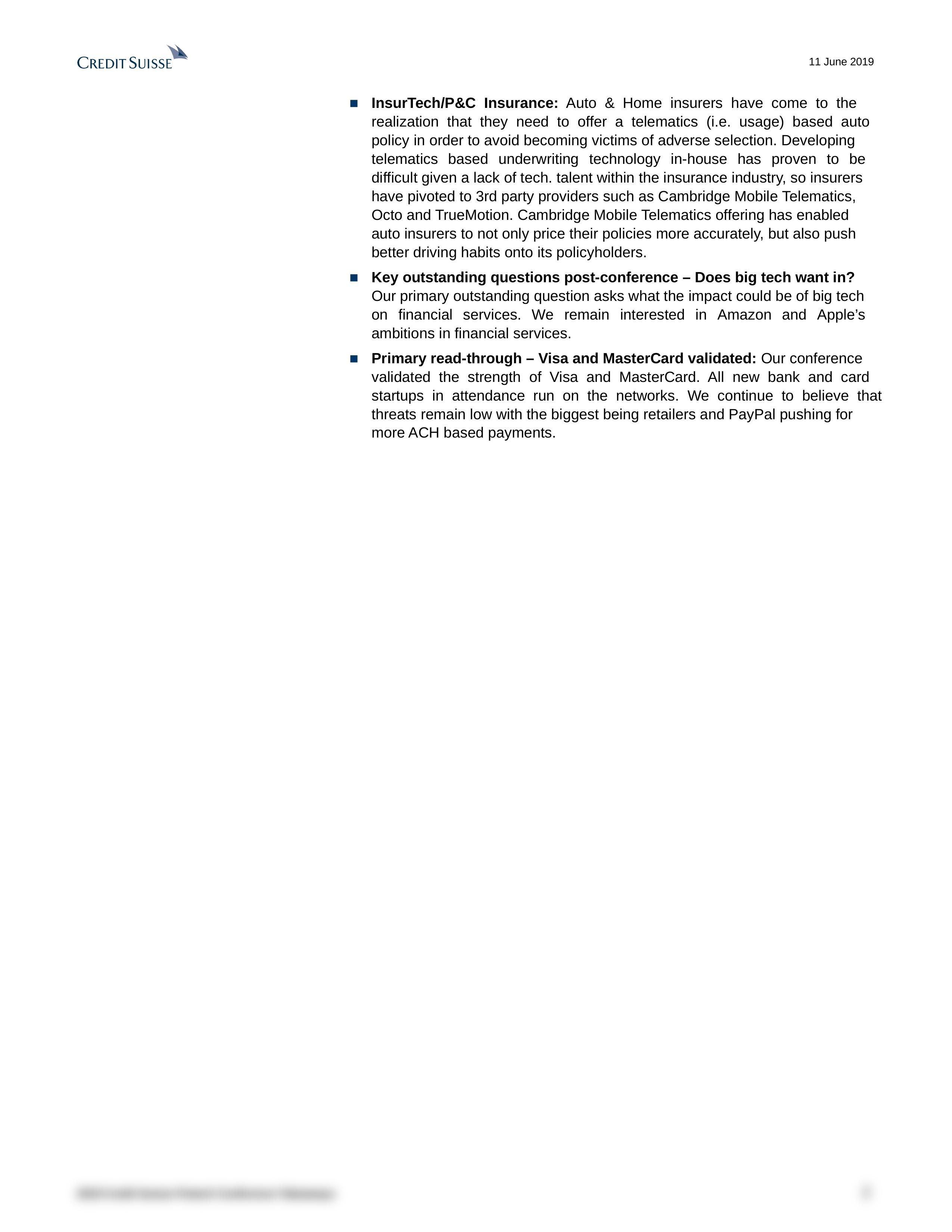 2019 Credit Suisse Fintech Conference Takeaways.PDF_d8dxdsnvf6c_page2